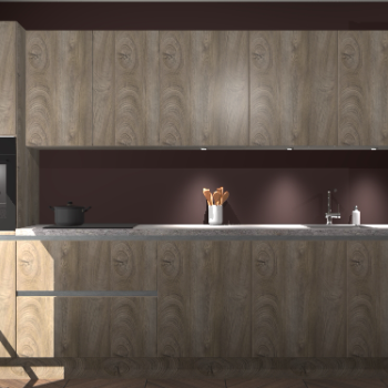 Cantaro eiken greeploze keuken Wels 58691