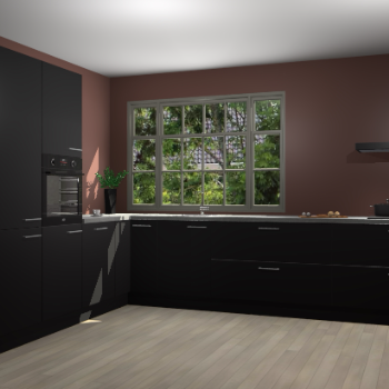 Zwarte keuken Malaga 70479