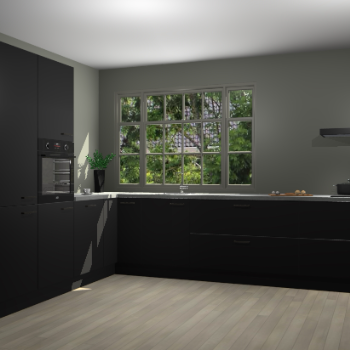 Zwarte keuken Malaga 70483