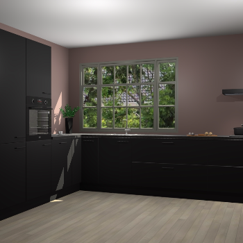 Zwarte keuken Malaga 70488