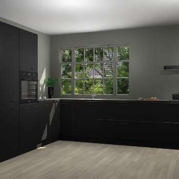 Zwarte keuken Malaga 70489