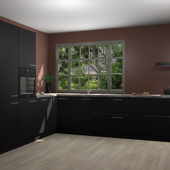 Zwarte keuken Malaga 70508