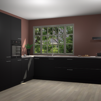 Zwarte keuken Malaga 70514