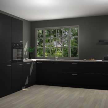 Zwarte keuken Malaga 70515