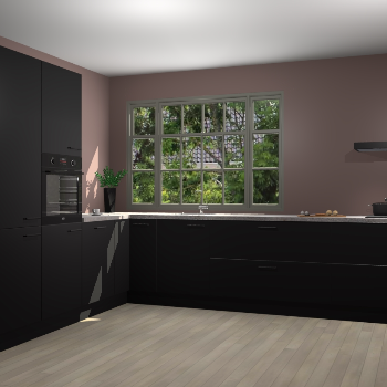 Zwarte keuken Malaga 70517