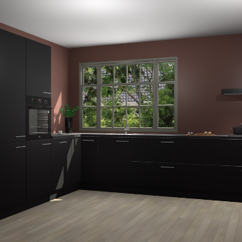 Zwarte keuken Malaga 70520