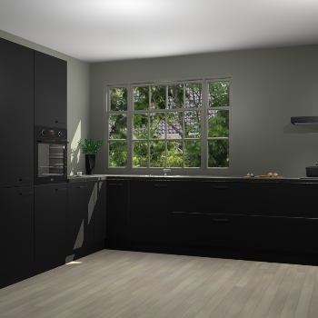 Zwarte keuken Malaga 70524