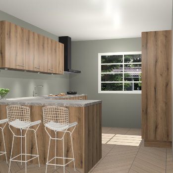 Goud eiken keuken Sopot 63962