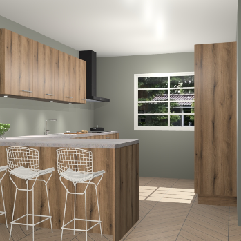 Goud eiken keuken Sopot 63970