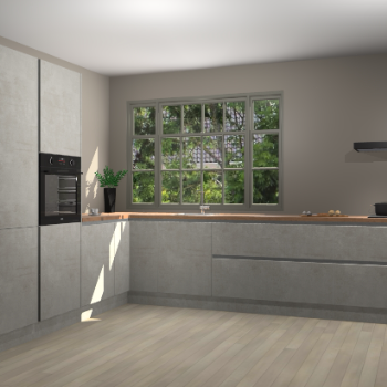 Beton Opal greeploze keuken Malaga 70549