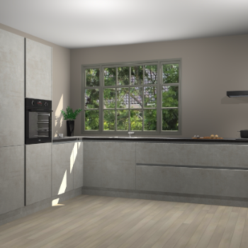 Beton Opal greeploze keuken Malaga 70573