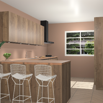 Chocolade eiken greeploze keuken Sopot 64056