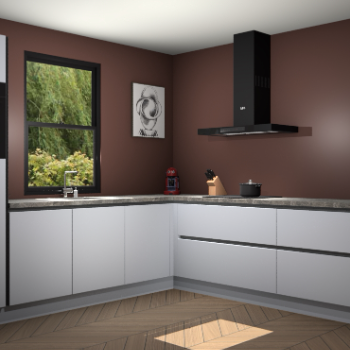 Sneeuwwitte greeploze keuken Lublin 64966