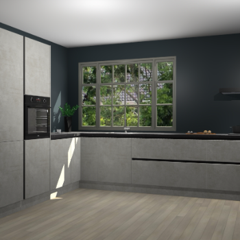 Beton Opal greeploze keuken Malaga 70600