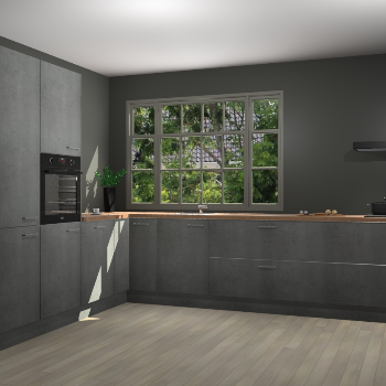 Beton Parelgrijs keuken Malaga 71076