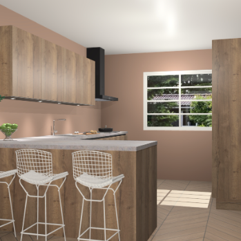 Chocolade eiken greeploze keuken Sopot 64206