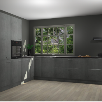 Beton Parelgrijs keuken Malaga 71106