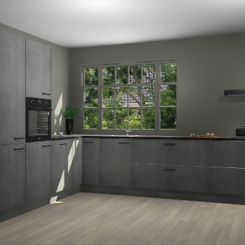 Beton Parelgrijs keuken Malaga 71109