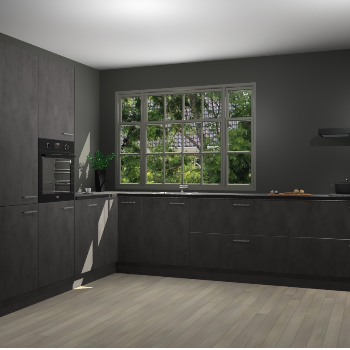 Beton Antraciet keuken Malaga 71295