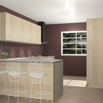 Vuren greeploze keuken Sopot 65494