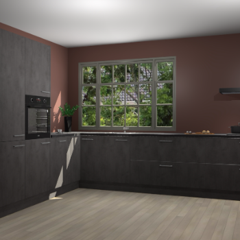 Beton Antraciet keuken Malaga 71313