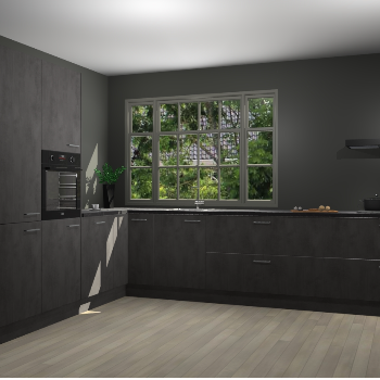 Beton Antraciet keuken Malaga 71314