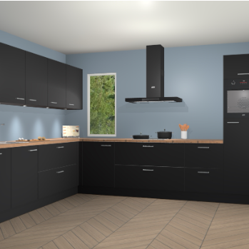 Zwarte keuken Harare 75080