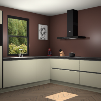 Magnolia greeploze keuken Lublin 64267