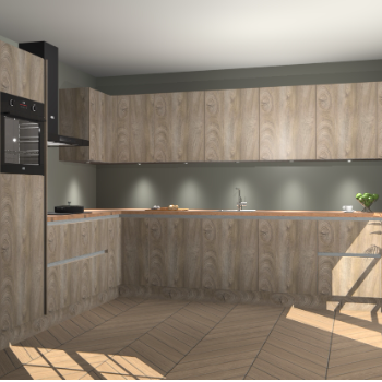 Cantaro Eiken greeploze keuken Debar 75375