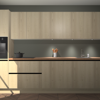 Vuren greeploze keuken Wels 61870