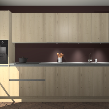 Vuren greeploze keuken Wels 61892