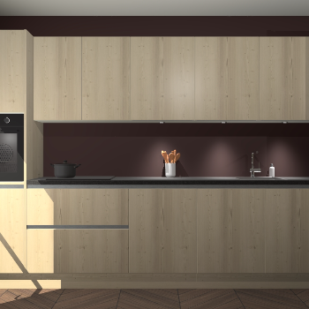 Vuren greeploze keuken Wels 61932