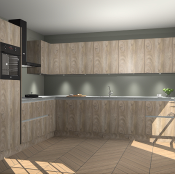 Cantaro Eiken greeploze keuken Debar 75390