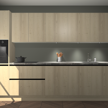 Vuren greeploze keuken Wels 61995