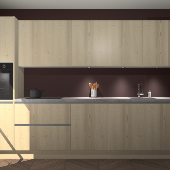 Vuren greeploze keuken Wels 61998