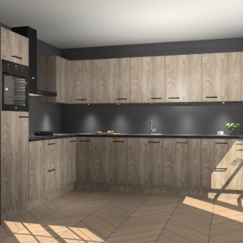 Cantaro Eiken keuken Debar 75402