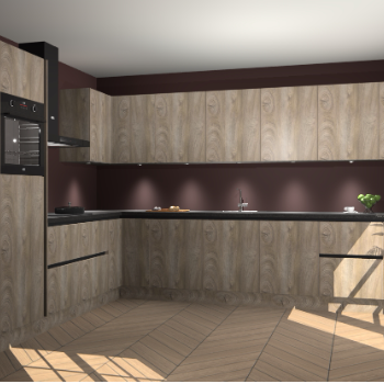 Cantaro Eiken greeploze keuken Debar 75404