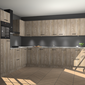 Cantaro Eiken keuken Debar 75408