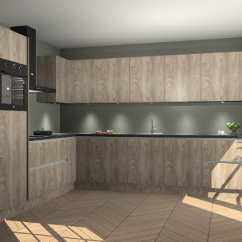 Cantaro Eiken greeploze keuken Debar 75419