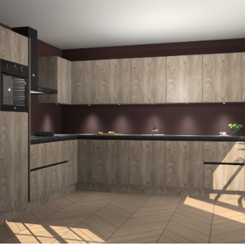 Cantaro Eiken greeploze keuken Debar 75425