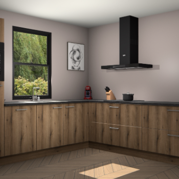 Goud Eiken keuken Lublin 63358