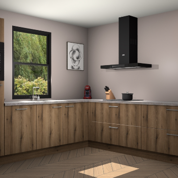 Goud Eiken keuken Lublin 63339