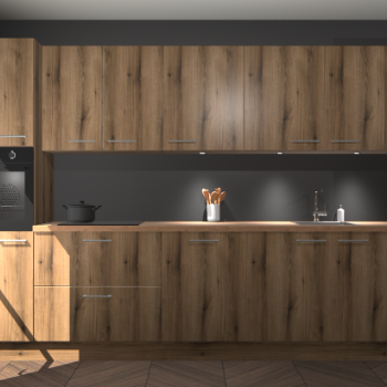 Goud eiken keuken Wels 64950