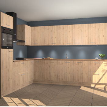 Madera Natuur keuken Debar 75708