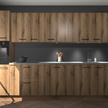 Goud eiken keuken Wels 58850