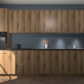 Goud eiken keuken Wels 59043