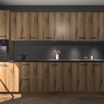 Goud eiken keuken Wels 59045