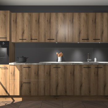 Goud eiken keuken Wels 59075