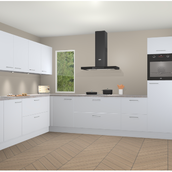 Sneeuwwitte keuken Harare 75780