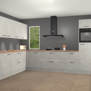 Beton Opal keuken Harare 74965